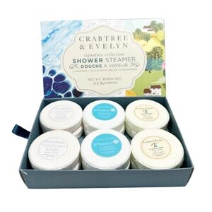 NEW Crabtree & Evelyn SHOWER STEAMER Set LaSource, Nantucket Briar, Gardeners